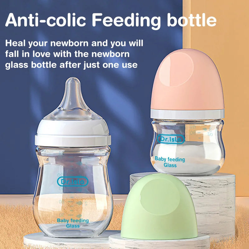 GentleFlow Glass Feeding Bottle - SweetPeaShop Exclusive - SweetPeaShop