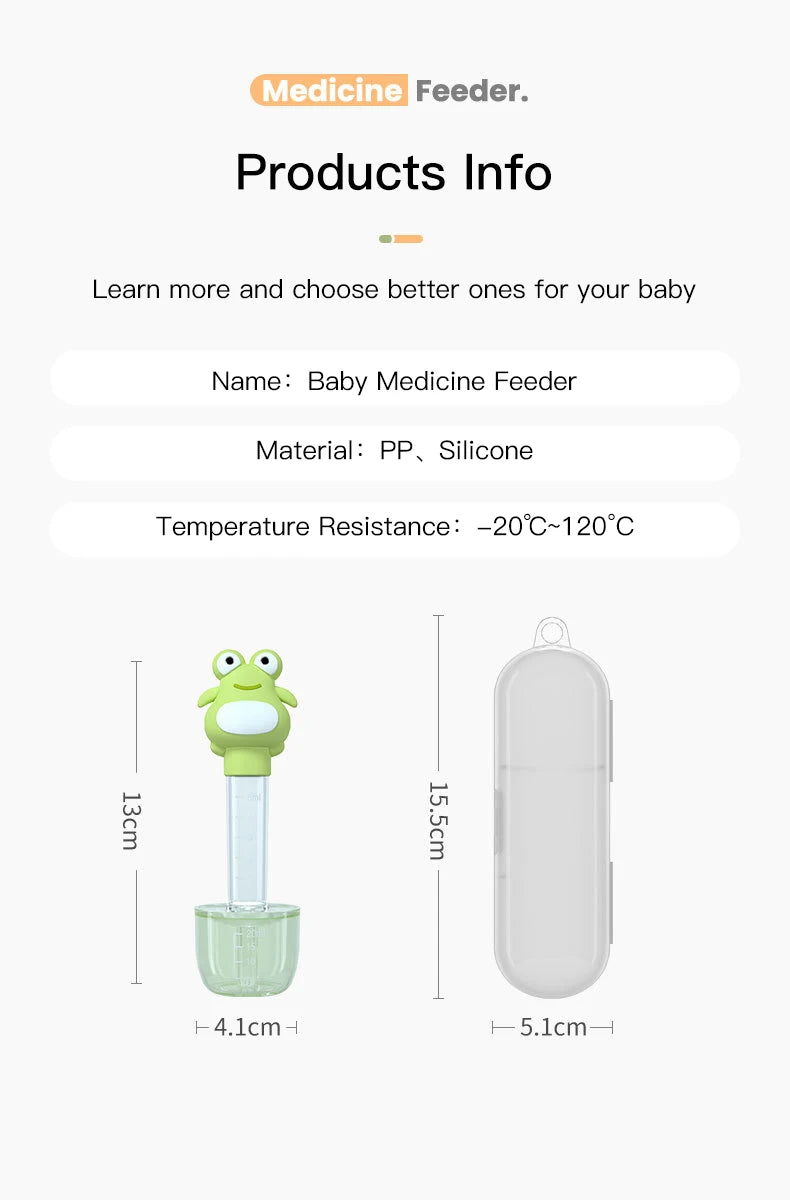 Anti-Choke Baby Medicine Feeder – Easy Pacifier Design - SweetPeaShop