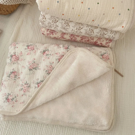 Winter Baby Muslin Blanket- SweetPeaShop Exclusive - SweetPeaShop