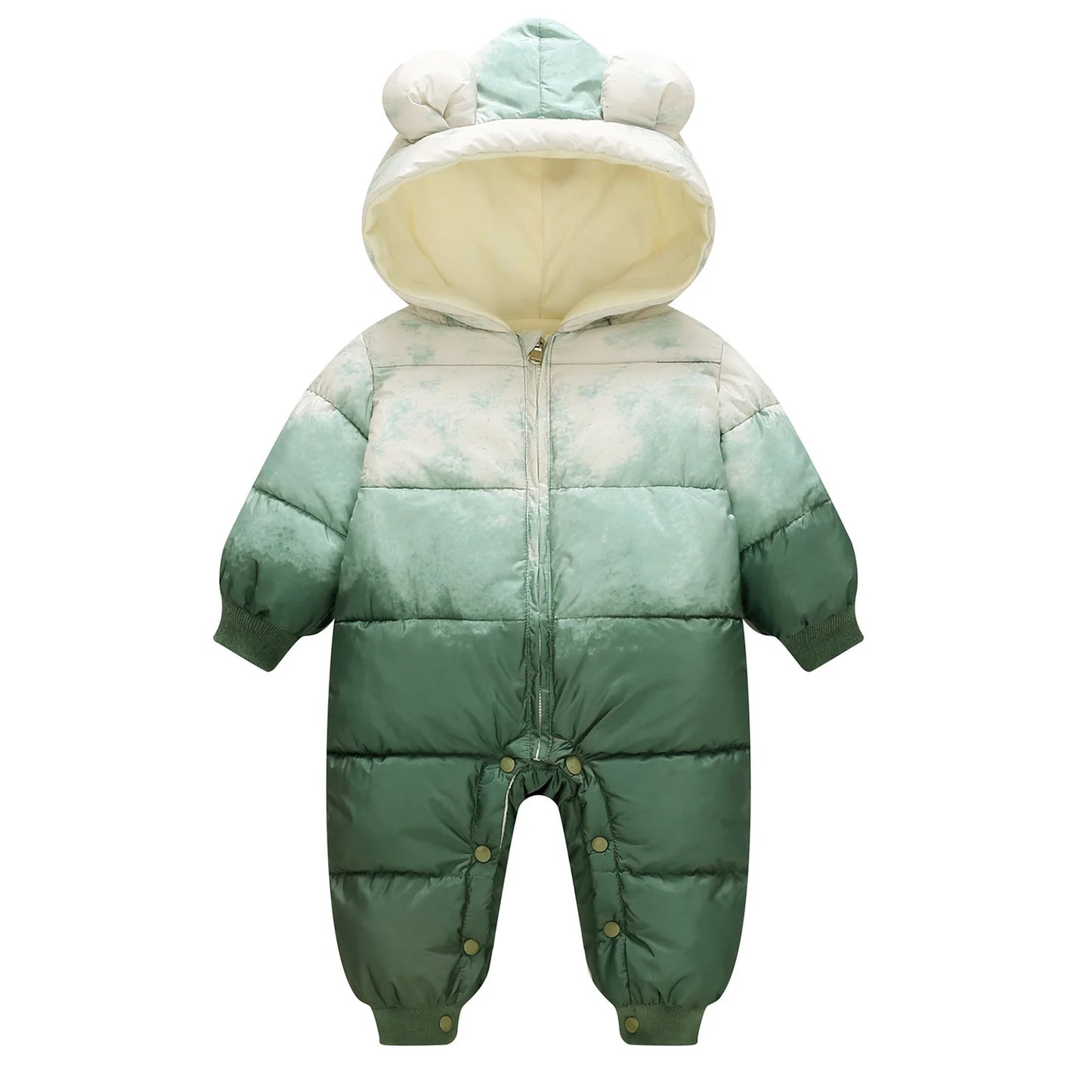 Newborn Baby Winter Warm Hooded Down Romper Jacket Snowsuit – SweetPeaShop Exclusive