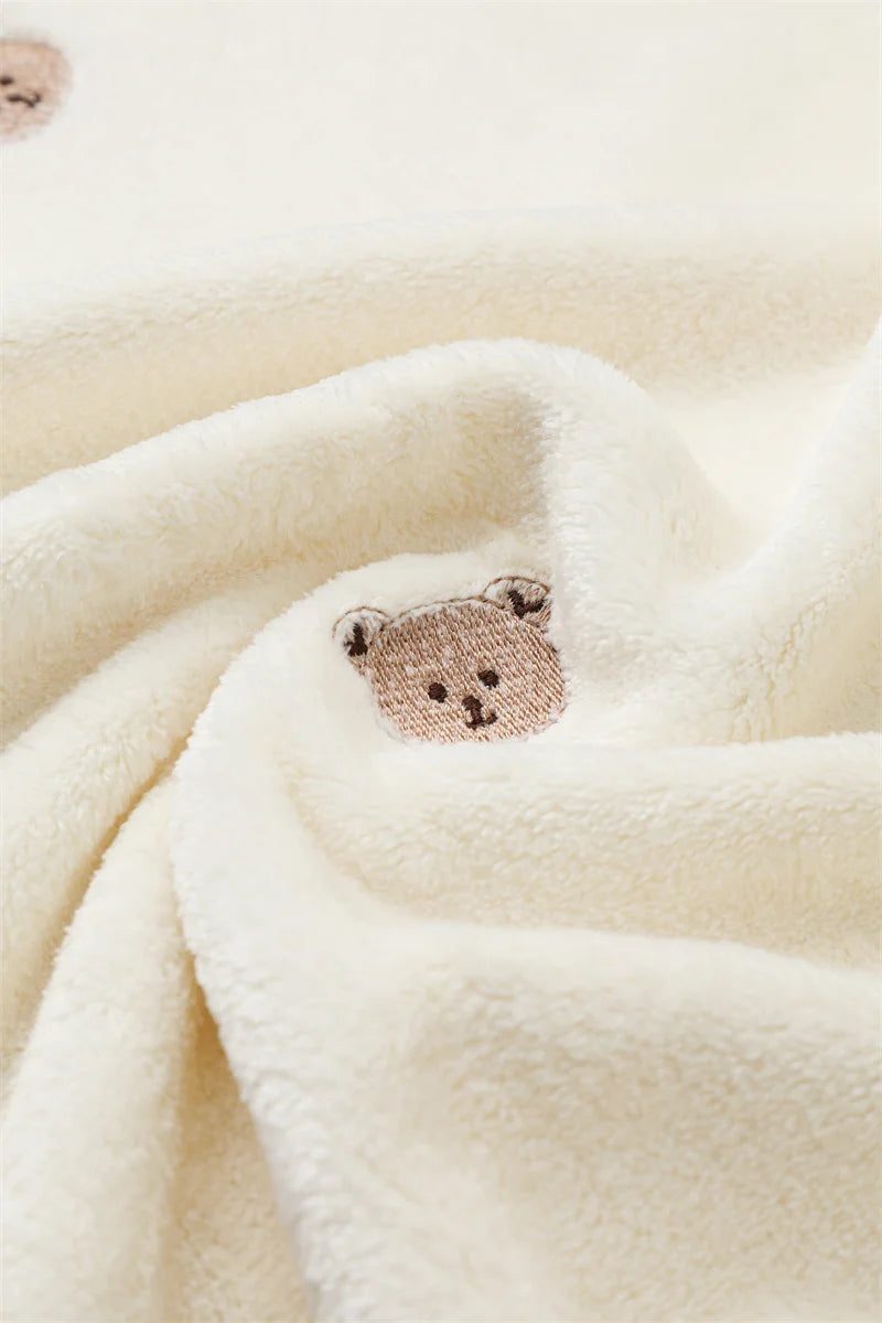 Cozy Winter Fleece Baby Blanket – Newborn Swaddle & Stroller Bedding - SweetPeaShop