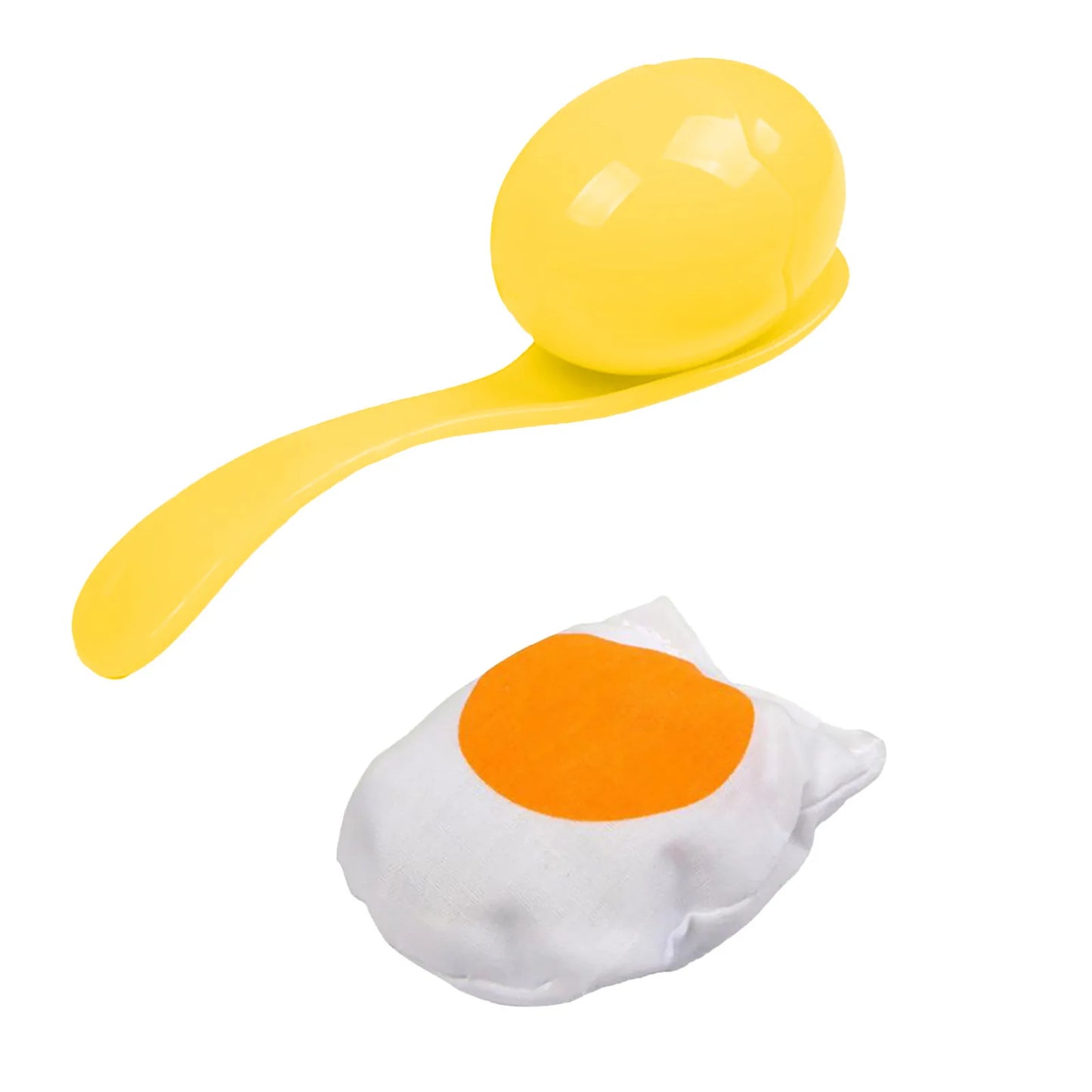 Eggs and Spoon Race Game Set with Yolk – Outdoor Kids Party Toy – Fun Parent-Child Interactive Game - SweetPeaShop