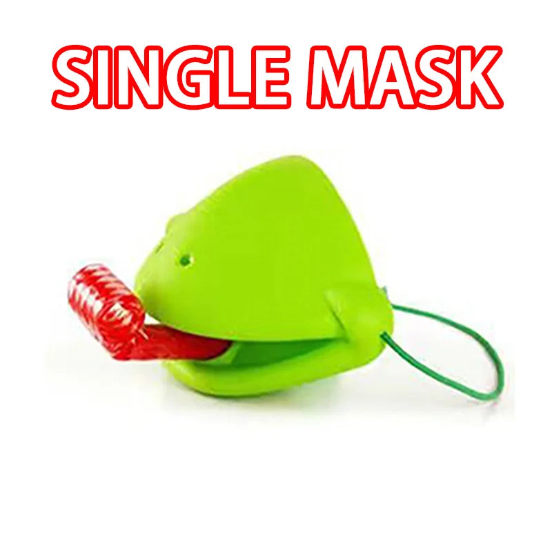 Frog Lizard Mask Wagging Tongue Game – SweetPeaShop Exclusive