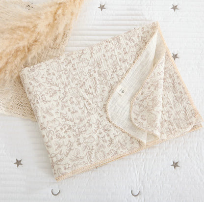 Muslin Baby Blanket- SweetPeaShop Exclusive - SweetPeaShop