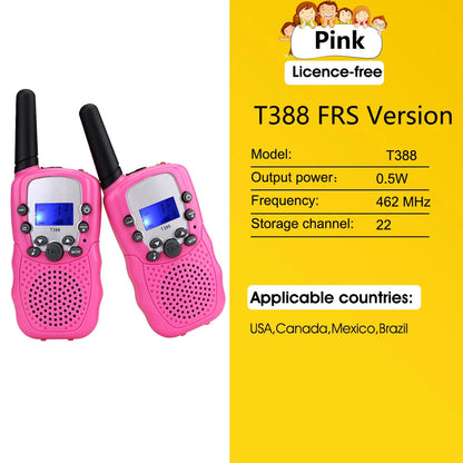 Rechargeable Kids Walkie Talkies - 3km Handheld Radios - SweetPeaShop