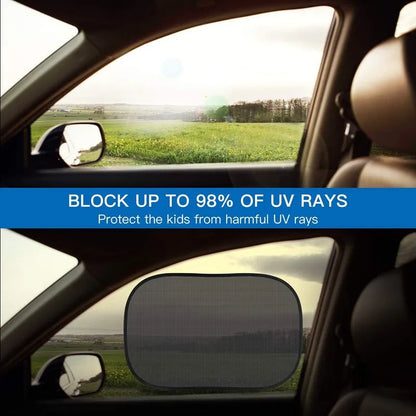 Magnetic UV Protection Car Sun Shade - Baby Window Mesh Visor - SweetPeaShop