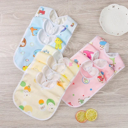 Cartoon Cotton Waterproof Baby Bib - SweetPeaShop Exclusive