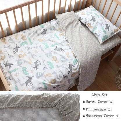 Baby Bedding Set (3pcs)- SweetPeaShop Exclusive - SweetPeaShop