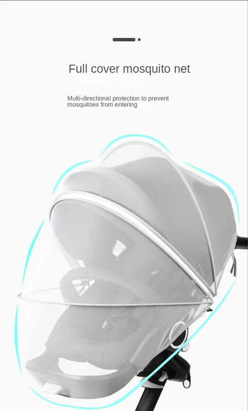Zipper-Type Fly Protection Baby Crib and Stroller Mosquito Net – Summer Full Coverage - SweetPeaShop