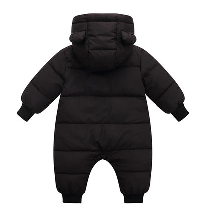 BearFriends Winter Fur Baby Romper Parka - SweetPeaShop