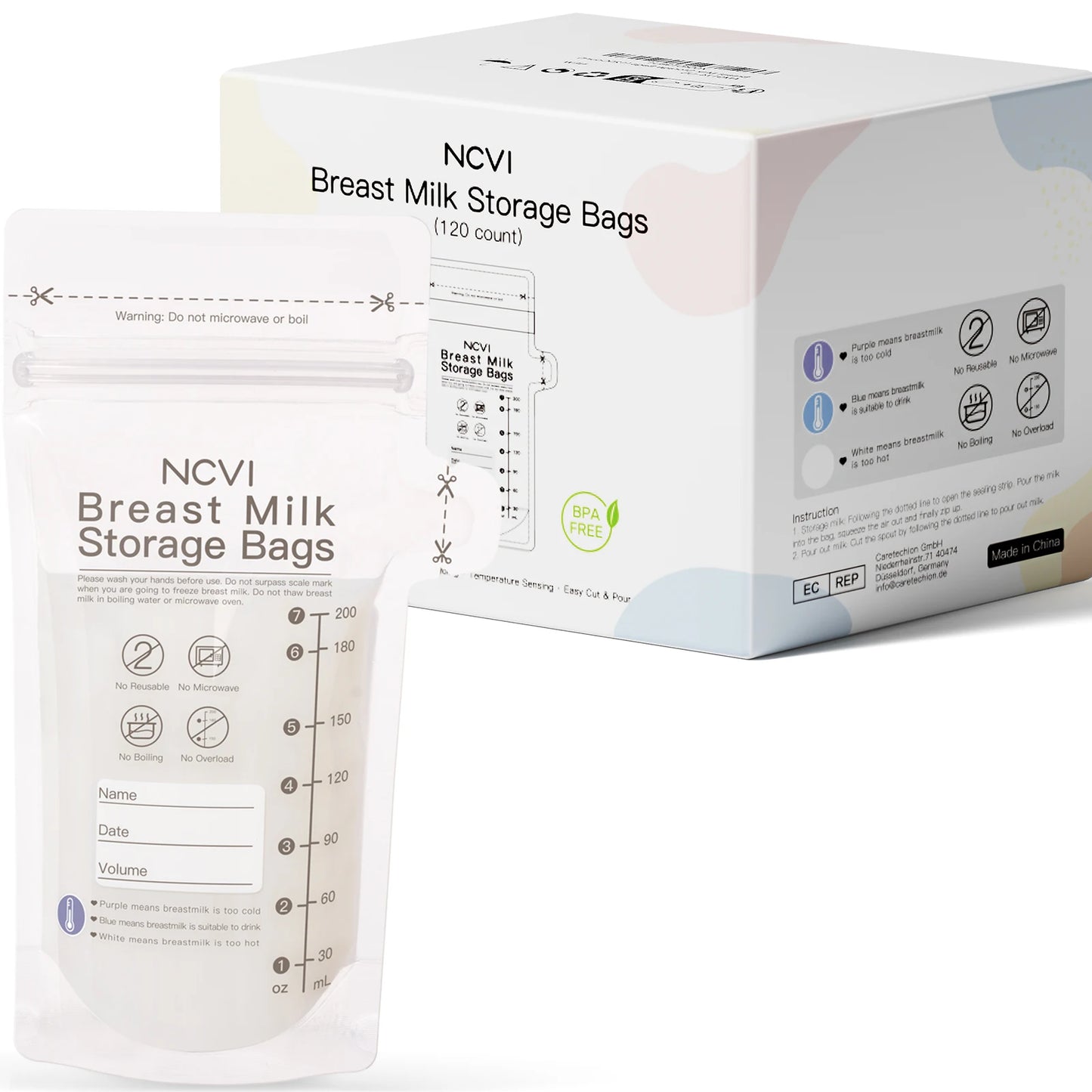 Breastmilk Storage Bags- SweetPeaShop Exclusive - SweetPeaShop