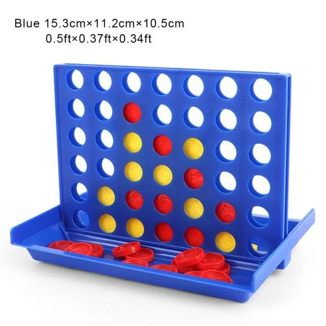 Foldable Connect 4 Board Game - Educational Puzzle Toy for Kids & Family Fun - SweetPeaShop