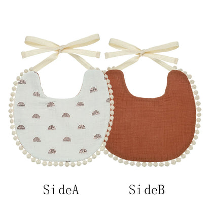 Muslin Cotton Baby Bib – SweetPeaShop Exclusive