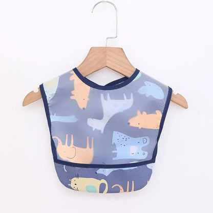 Toddler Waterproof Bib and Smock with Pocket – Feeding & Art Apron