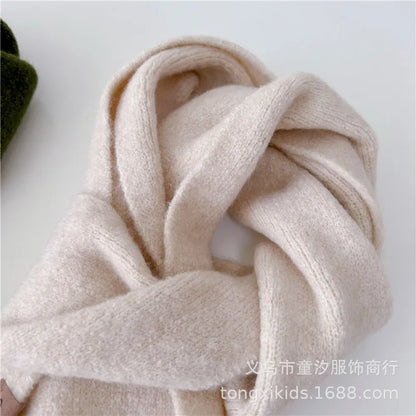 Winter Wool Baby Scarf for Kids - Soft Cashmere Scarf for Boys and Girls (3-12 Years) - SweetPeaShop