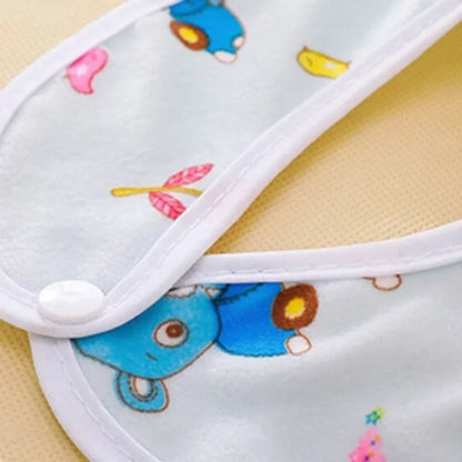 Cartoon Cotton Waterproof Baby Bib - SweetPeaShop Exclusive