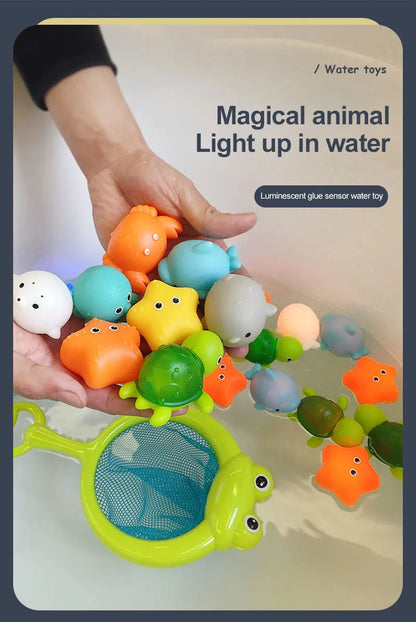 LED Light-Up Baby Bath Toy - Luminous Rubber Duck for Kids - SweetPeaShop Exclusive