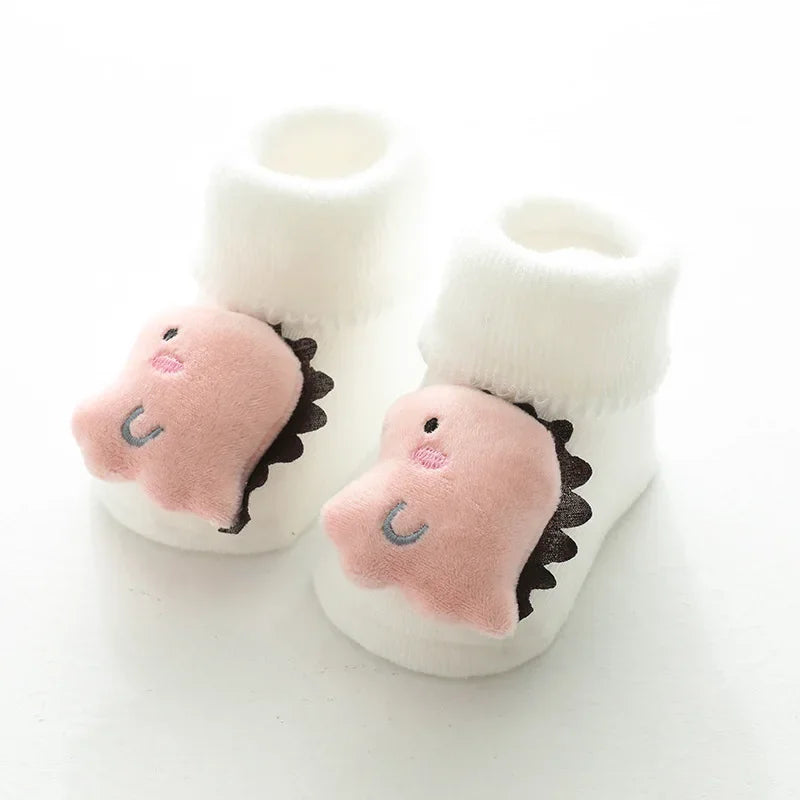 Cozy Cartoon Baby Socks - Anti-Slip Soft Cotton Floor Socks - SweetPeaShop