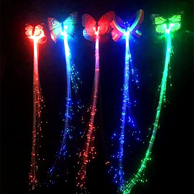 LED Flashing Hair Braid Glowing Hairpin - SweetPeaShop Exclusive