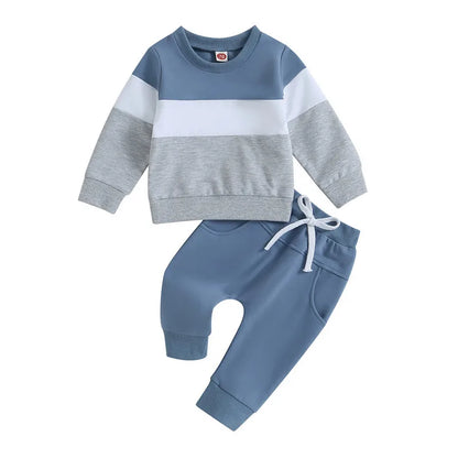 Winter Warm Contrast Baby Set - 2-Piece Outfit - SweetPeaShop