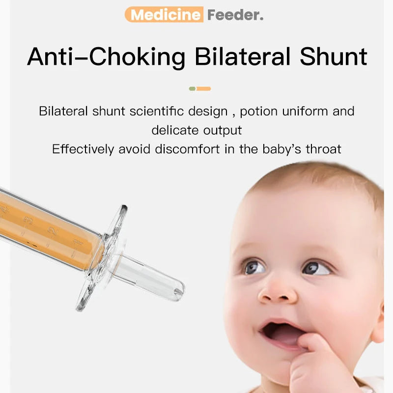 Anti-Choke Baby Medicine Feeder – Easy Pacifier Design - SweetPeaShop