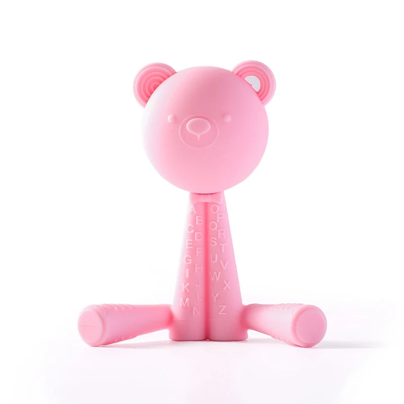 Baby Elephant/ Bear Teether Rattle - SweetPeaShop Exclusive - SweetPeaShop