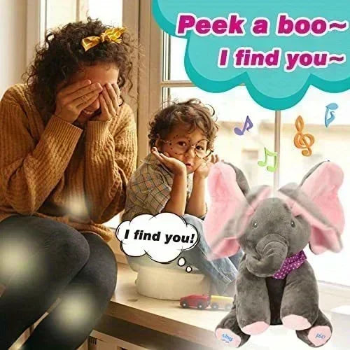 Peekaboo Elephant Plush Toy - SweetPeaShop Exclusive