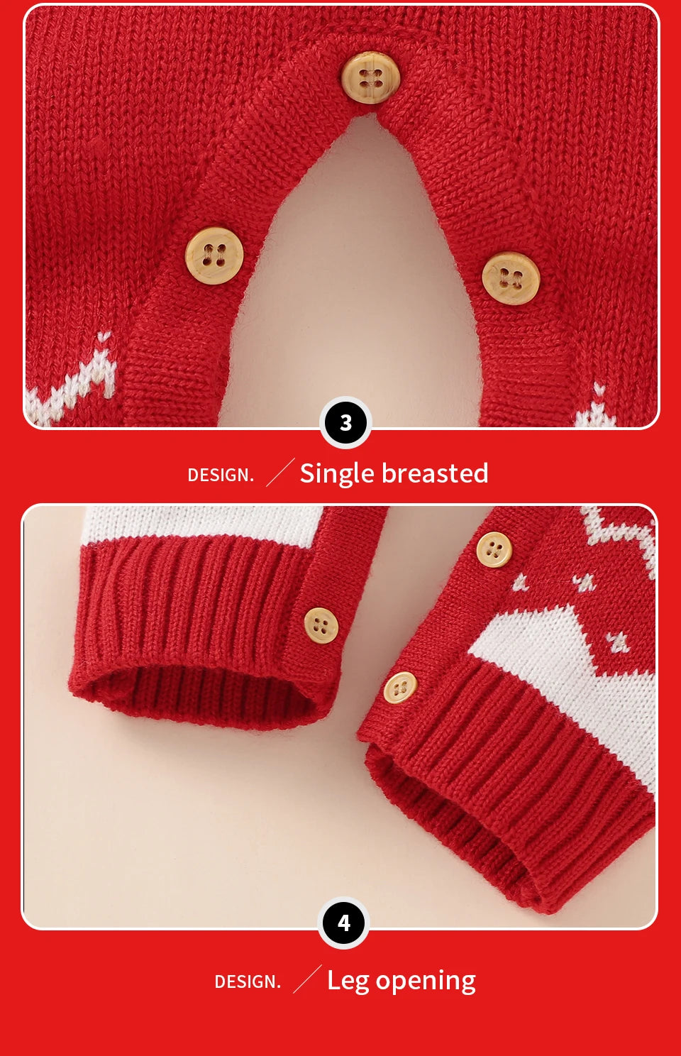 Baby Christmas Rompers - SweetPeaShop Exclusive - SweetPeaShop