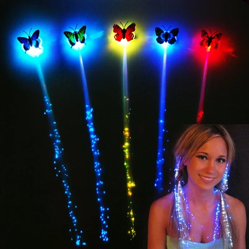 LED Flashing Hair Braid Glowing Hairpin - SweetPeaShop Exclusive