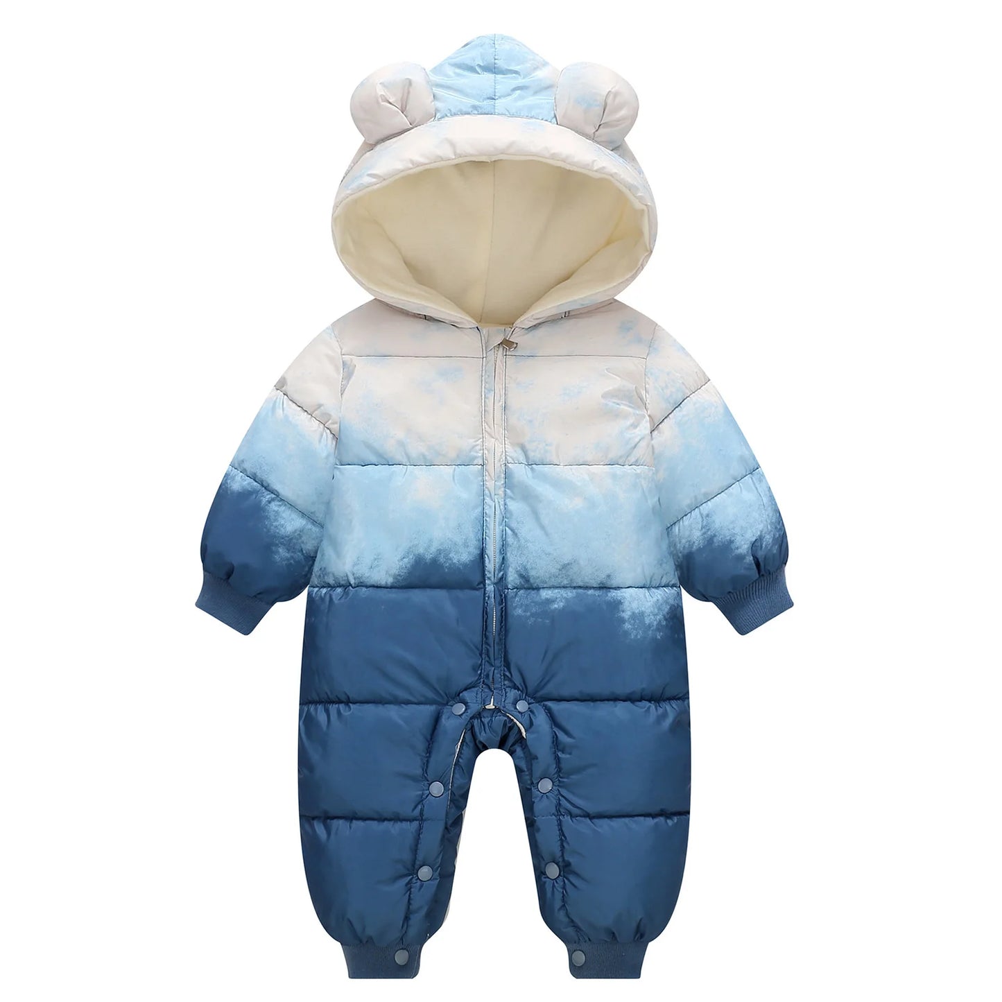 Newborn Baby Winter Warm Hooded Down Romper Jacket Snowsuit – SweetPeaShop Exclusive