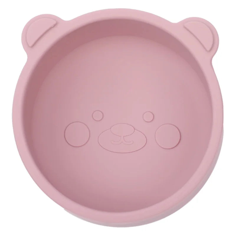 BPA-Free Silicone Baby Feeding Set - Non-Slip Bowl & Spoon 2-Piece Set - SweetPeaShop