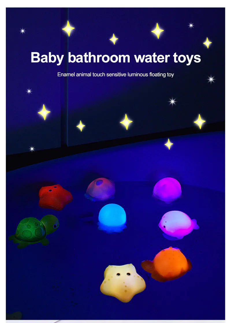 LED Light-Up Baby Bath Toy - Luminous Rubber Duck for Kids - SweetPeaShop Exclusive