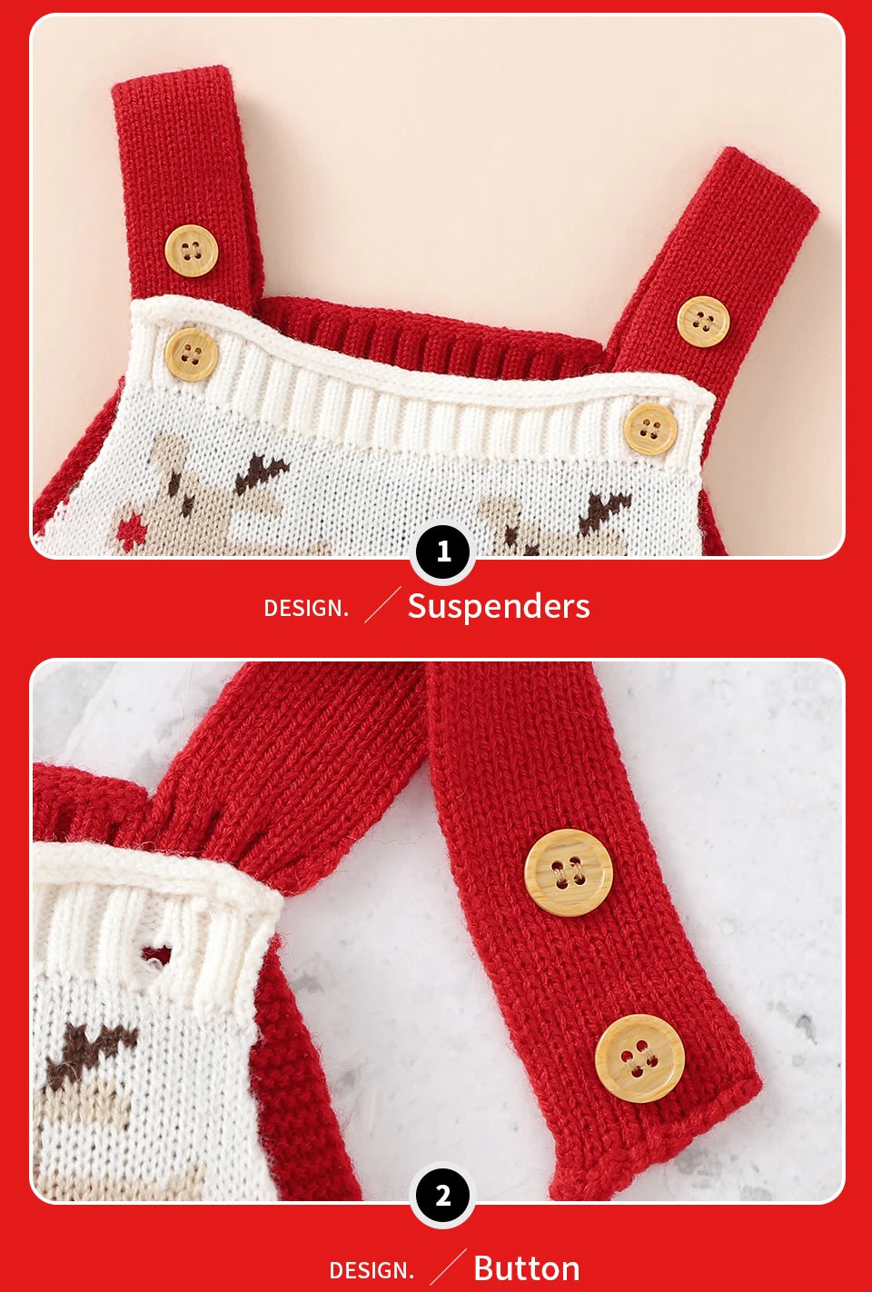 Baby Christmas Rompers - SweetPeaShop Exclusive - SweetPeaShop
