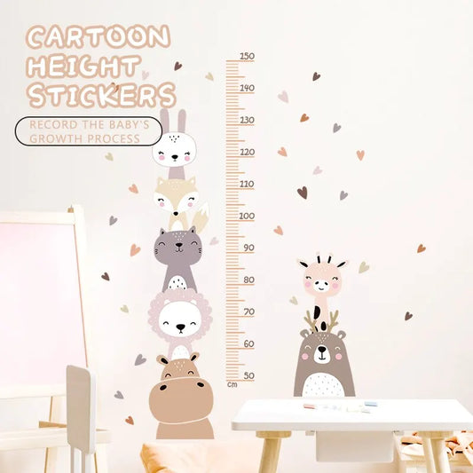 Whimsical Wall Height Chart for Kids – Adorable Baby Room Measuring Ruler - SweetPeaShop