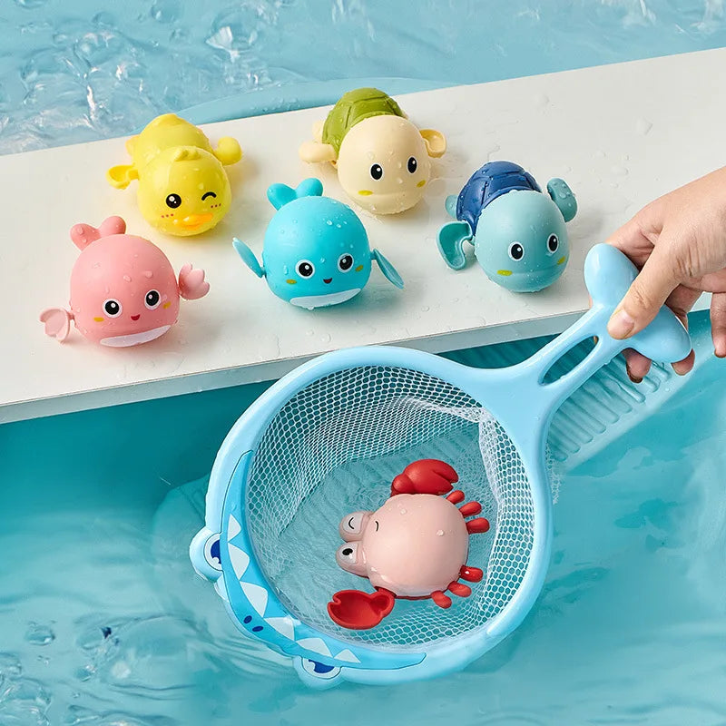 Clockwork Animal Bath Toys - Fun Bathing Companions - SweetPeaShop