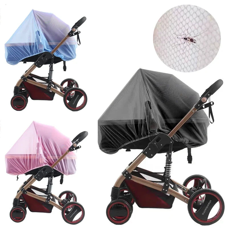 Zipper-Type Fly Protection Baby Crib and Stroller Mosquito Net – Summer Full Coverage - SweetPeaShop