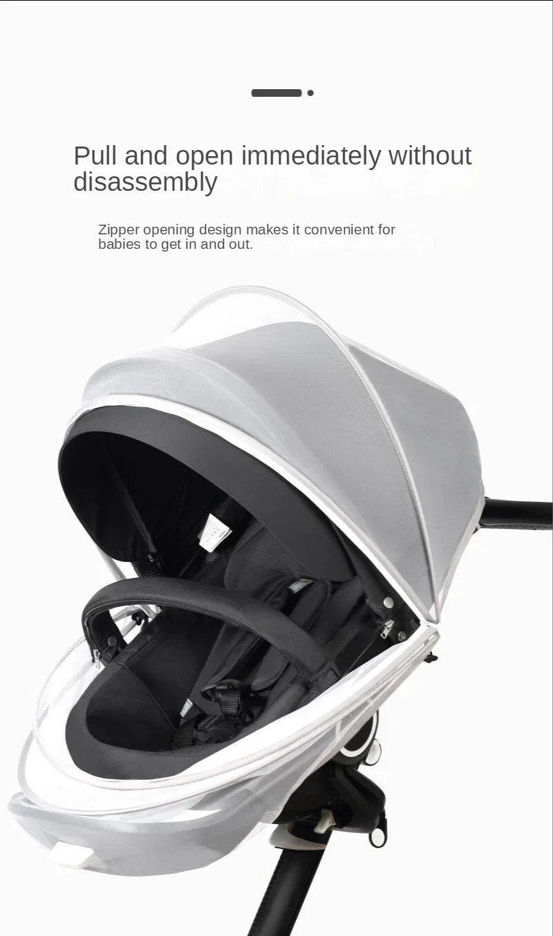 Zipper-Type Fly Protection Baby Crib and Stroller Mosquito Net – Summer Full Coverage - SweetPeaShop