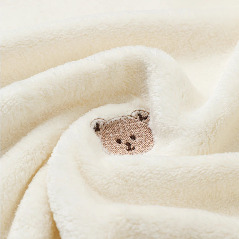 Cozy Winter Fleece Baby Blanket – Newborn Swaddle & Stroller Bedding - SweetPeaShop