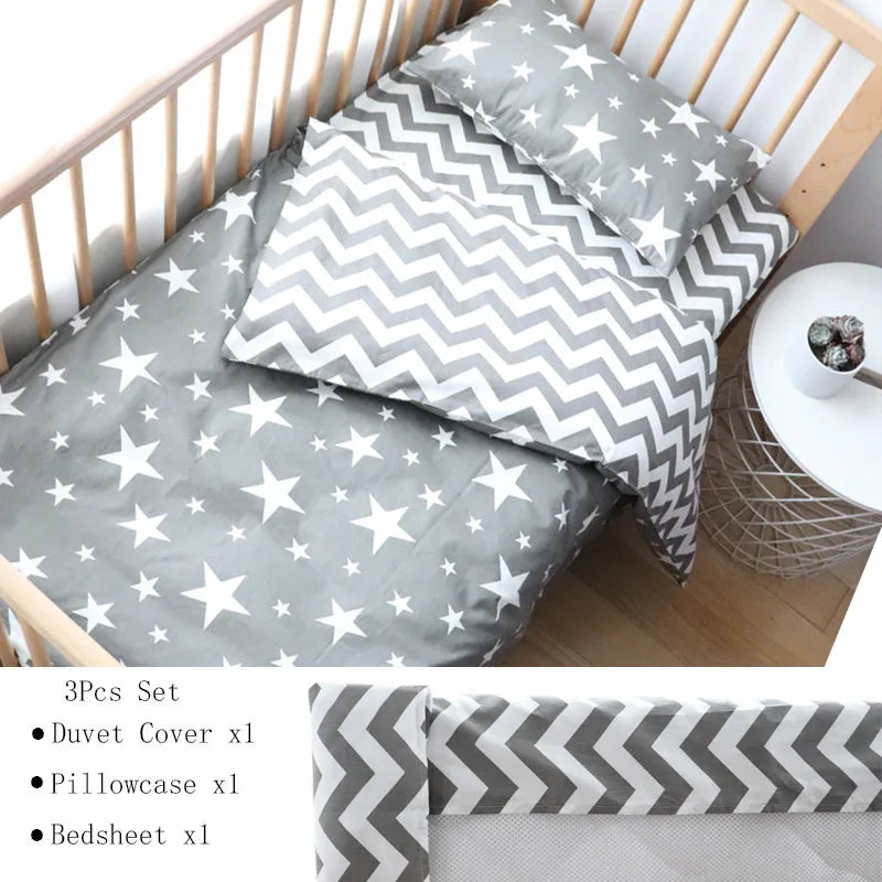 Baby Bedding Set (3pcs)- SweetPeaShop Exclusive - SweetPeaShop