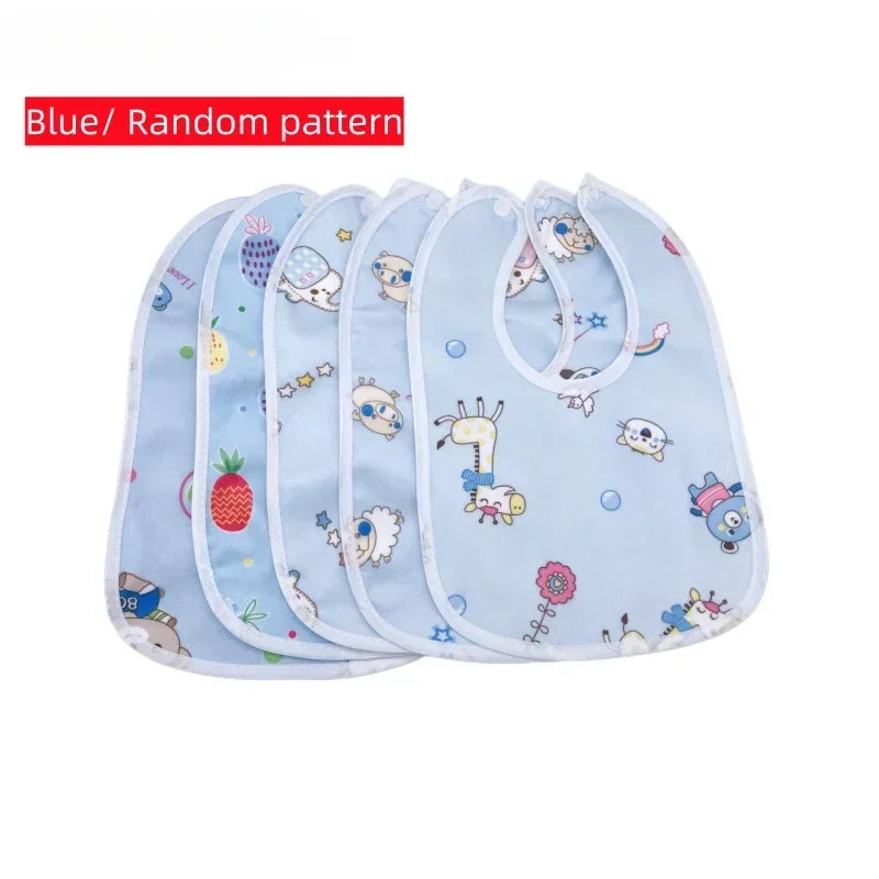 Cartoon Cotton Waterproof Baby Bib - SweetPeaShop Exclusive