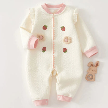 Baby Girl Long Sleeve Romper – SweetPeaShop Exclusive