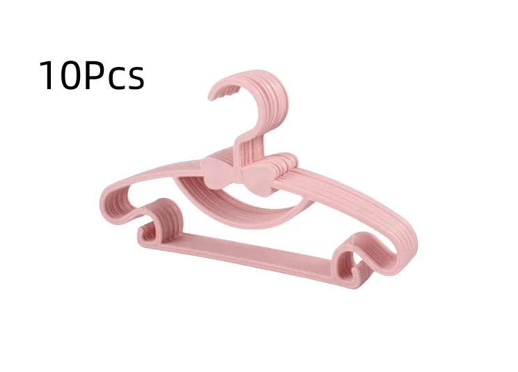 10Pcs Baby Hangers - Non-Slip Kids Baby Clothes Hangers for Infant Pants Perfect Organization for Stress-Free Moms