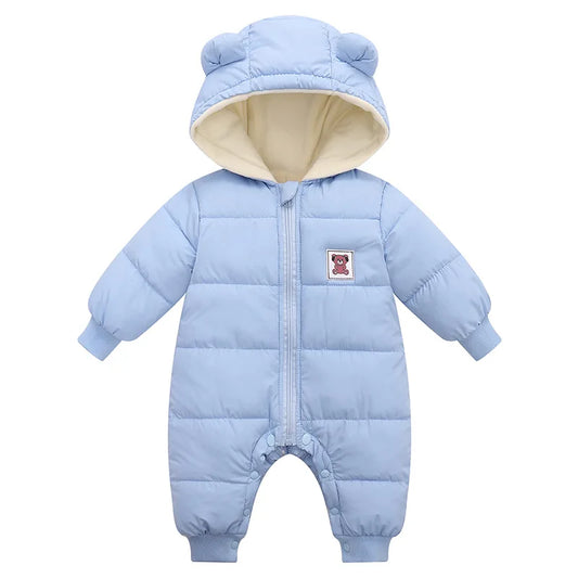 BearFriends Winter Fur Baby Romper Parka - SweetPeaShop