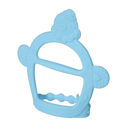 Baby Silicone Training Toothbrush - BPA Free Banana Shape Teething Ring & Chew Toy - SweetPeaShop