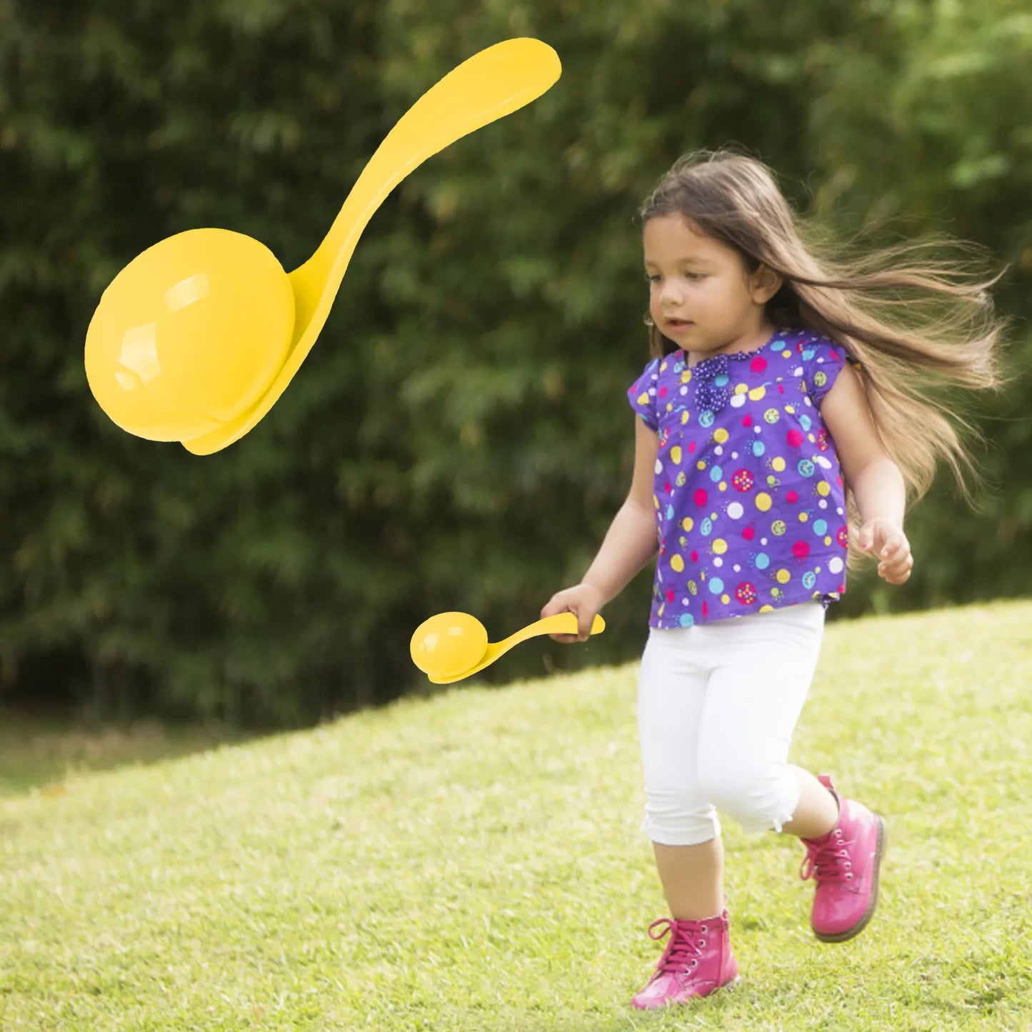 Eggs and Spoon Race Game Set with Yolk – Outdoor Kids Party Toy – Fun Parent-Child Interactive Game - SweetPeaShop