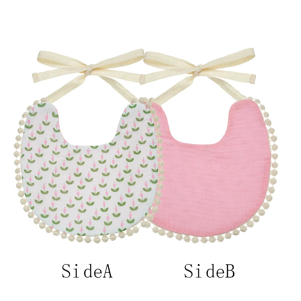 Muslin Cotton Baby Bib – SweetPeaShop Exclusive