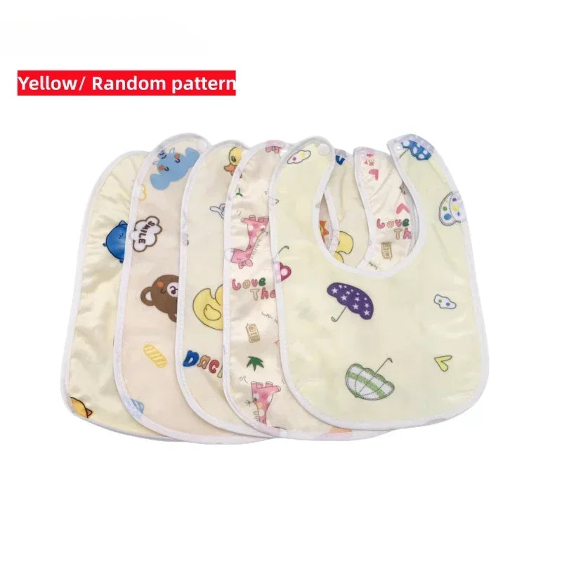 Cartoon Cotton Waterproof Baby Bib - SweetPeaShop Exclusive