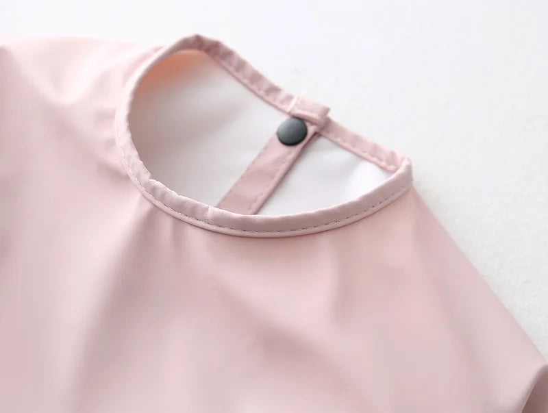 Long-Sleeve Waterproof Baby Bib with Pocket – SweetPeaShop Exclusive