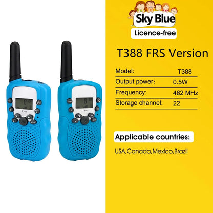 Rechargeable Kids Walkie Talkies - 3km Handheld Radios - SweetPeaShop