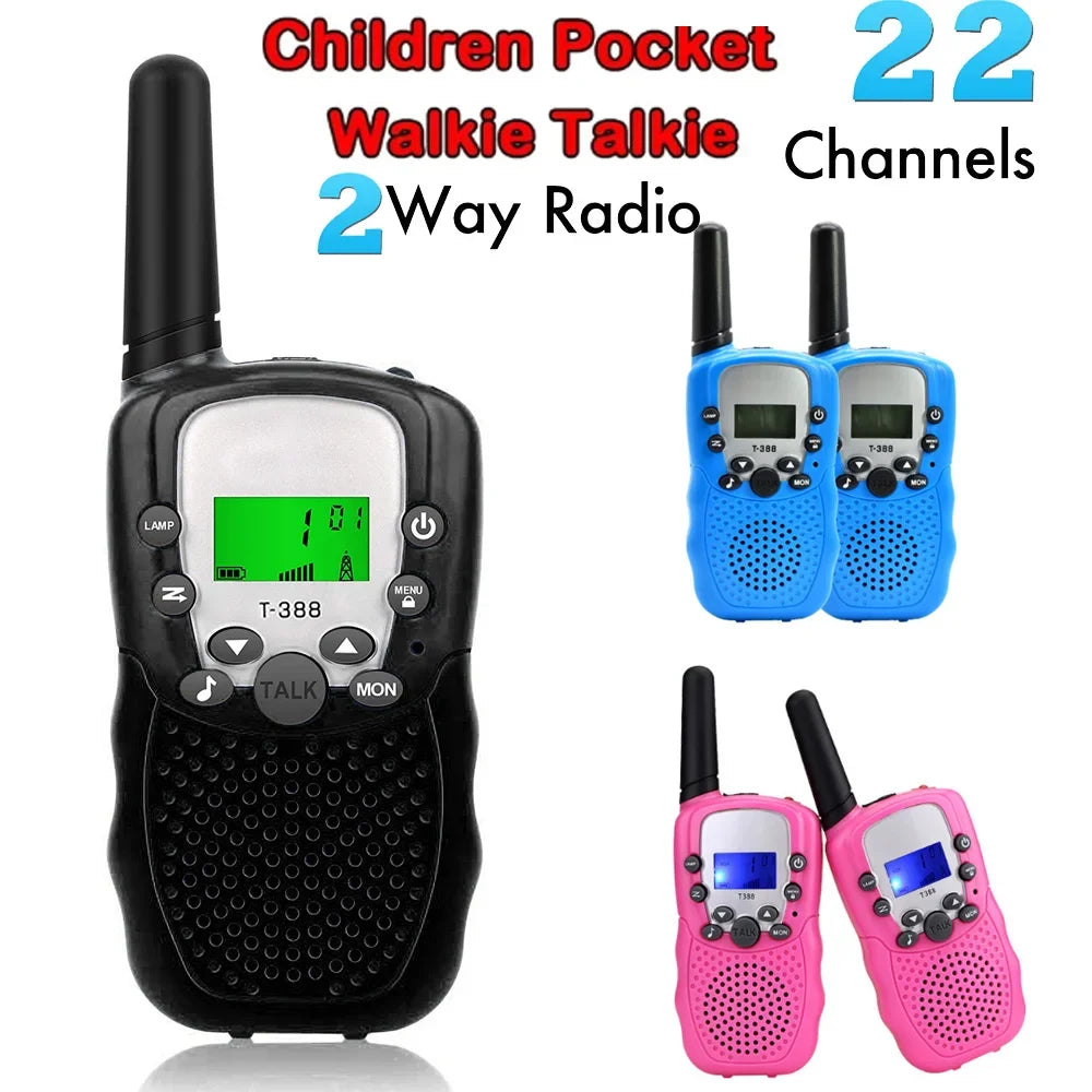 Rechargeable Kids Walkie Talkies - 3km Handheld Radios - SweetPeaShop